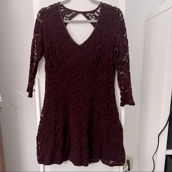 Maurices Floral Lace Dress - Picture 1 of 9